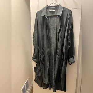 Zara dark green tunic dress